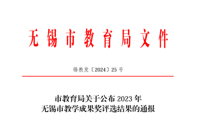 世界杯官网两项成果荣获无锡市教学成果奖1.png